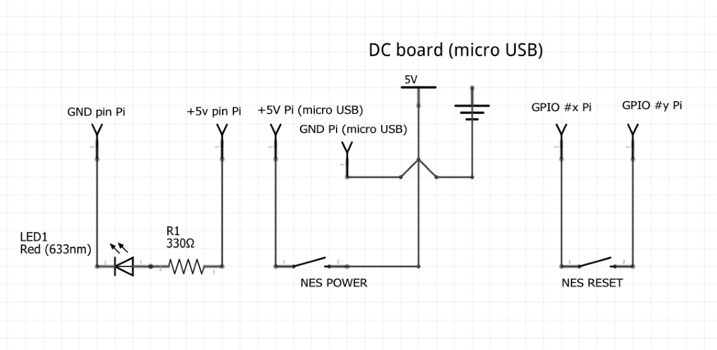 circuit diagram button board