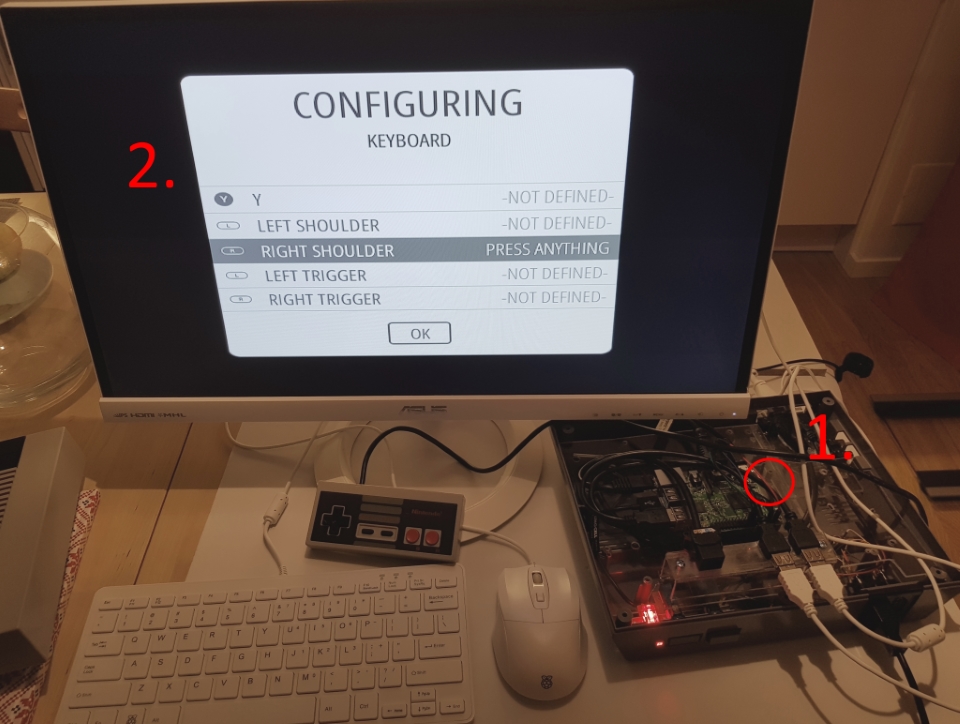 Config input device retropie