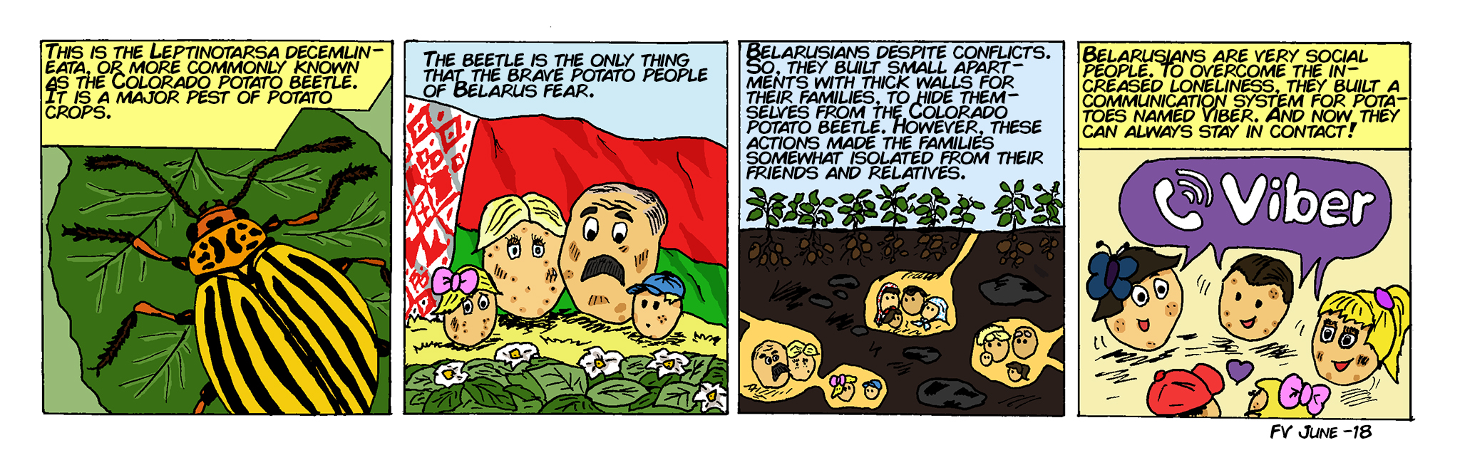 Belarusians as potatoes