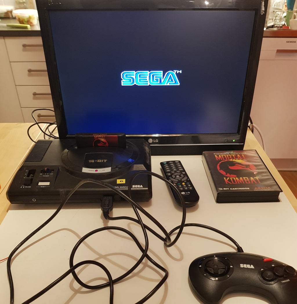 Testing a Sega Mega Drive Game