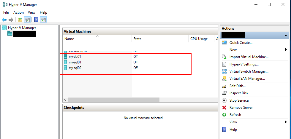 setup hyperv