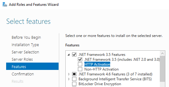 dotnet features