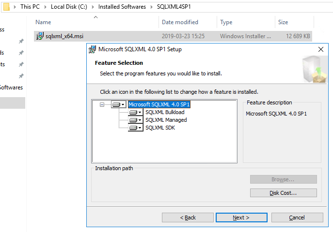 install sqlxml4