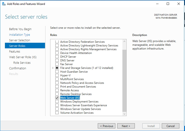 enable iis