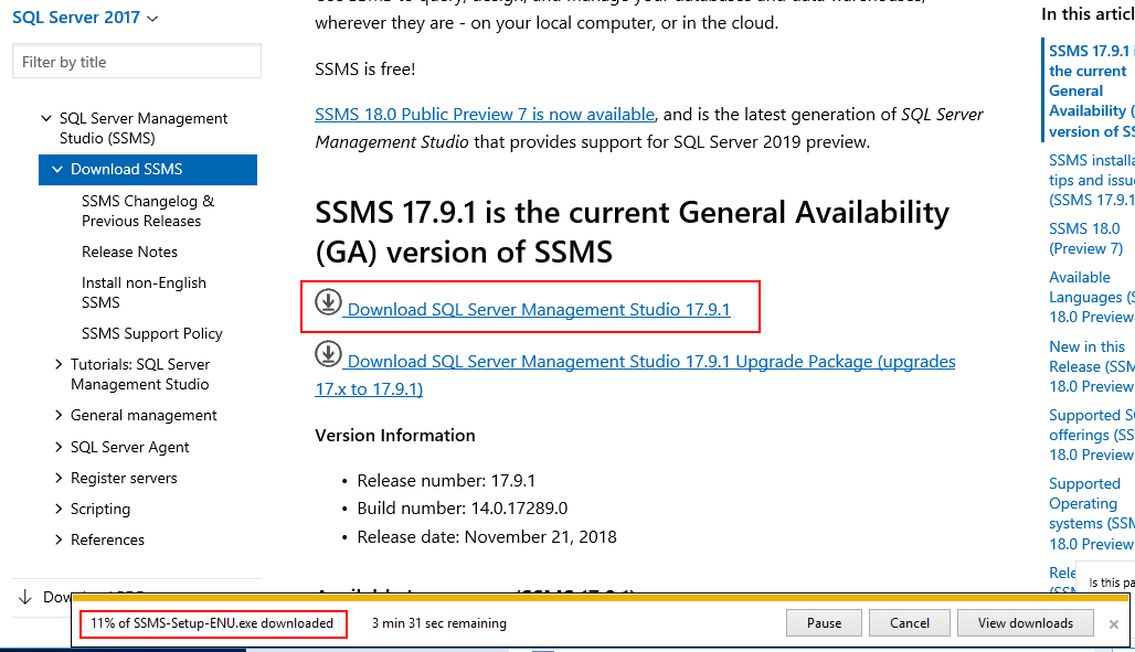 download ssms