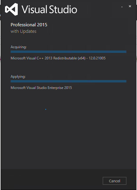 installing VS2015