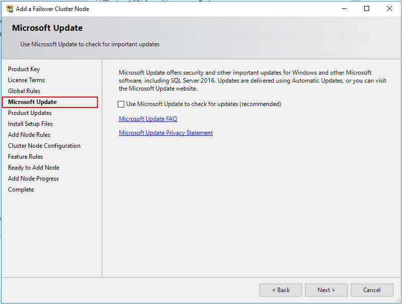 Mocrosoft Update node2