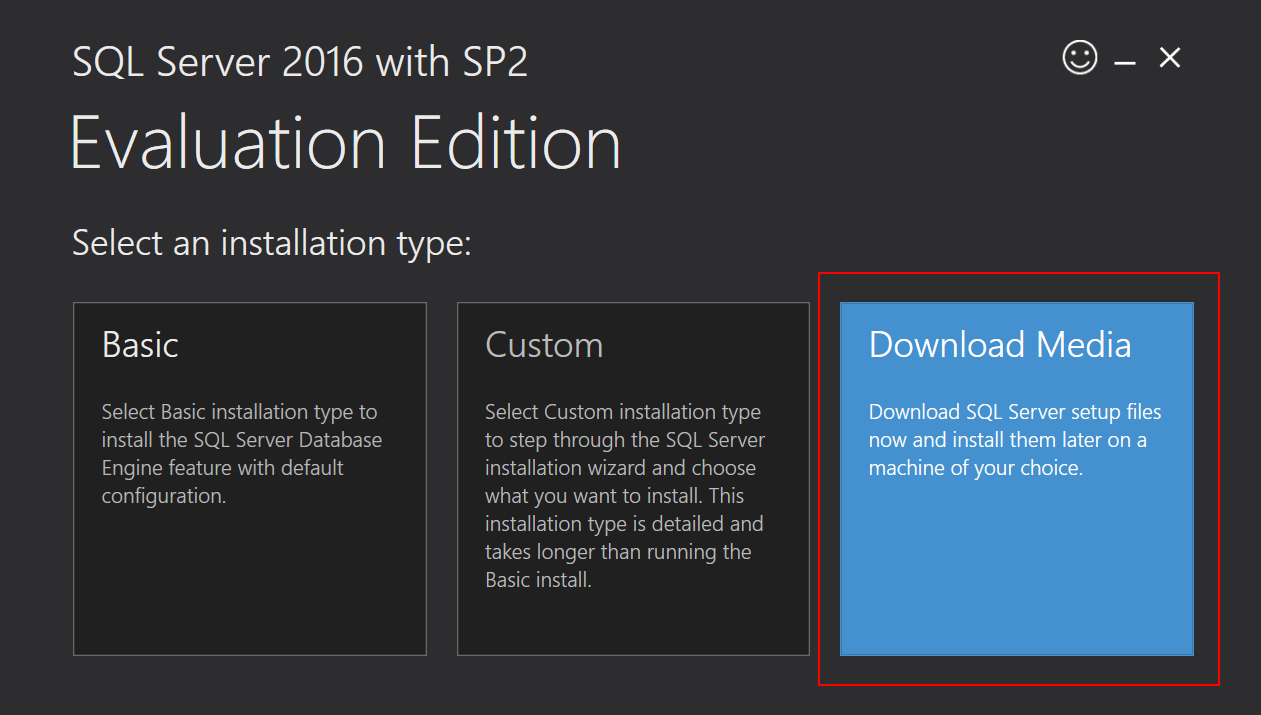 Download SQL Media