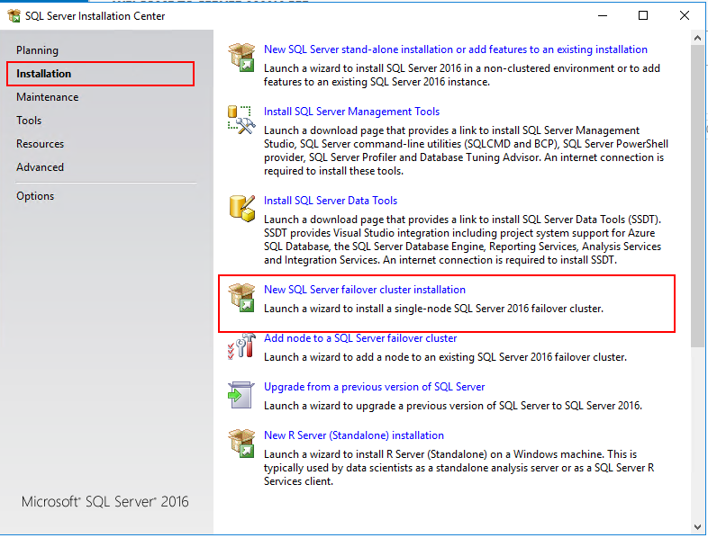 New SQL Server failover...