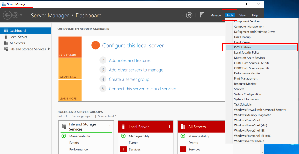 iscsi initiator