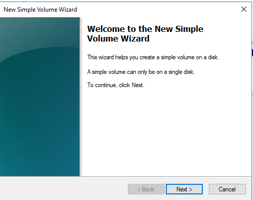 Simple Volume Wizard