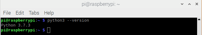 $ python3 --version