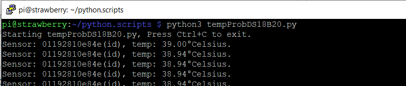 output hot water temp